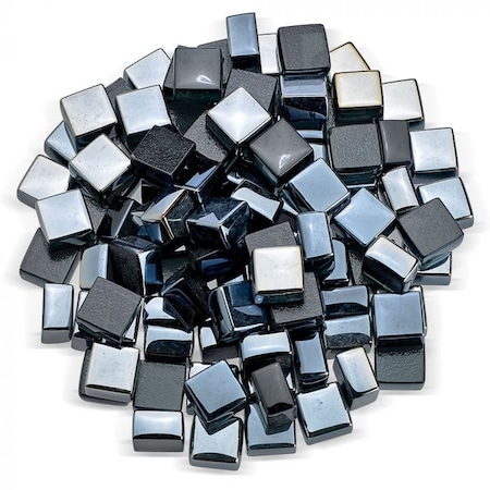 1/2 Black Luster Cubes, 10 Lb Bag